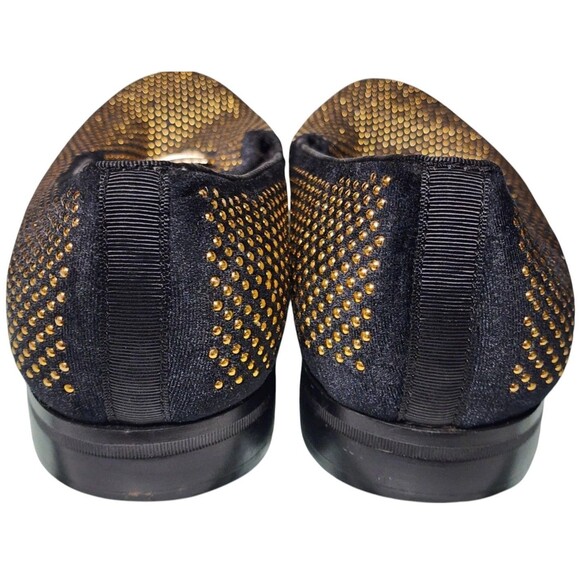 Stacy Adams Swagger Gold Studded Shoes Size 10 - Picture 4 of 9